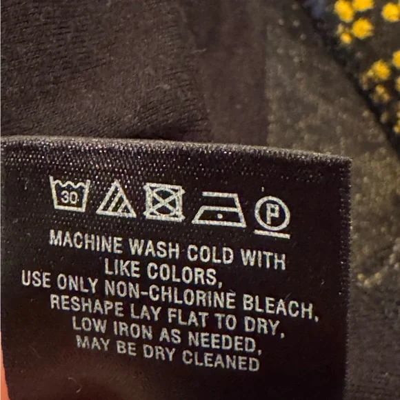 MAEVE for Anthropologie Geometric Print Pencil Skirt Navy Yellow & Grey Size 0 - Picture 7 of 7